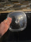Pyrex Corning Ware Glass Lid A-7-C fits 1 quart, 1 1/2 qt & 1 3/4 qt Casseroles