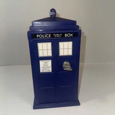 Rare Locking Dr Who Tardis Safe With Key Lights And Sound When Opened
