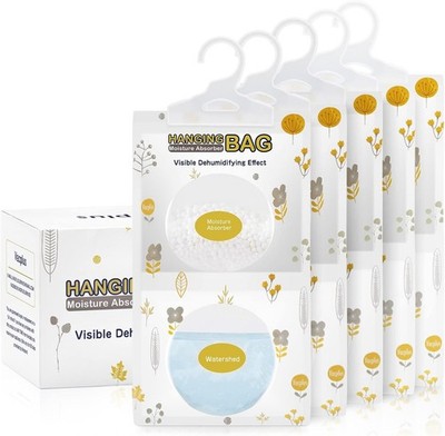 Vacplus Moisture Absorbers Packets, Fragrance Free 5 Pack, Humidity Packs, De...