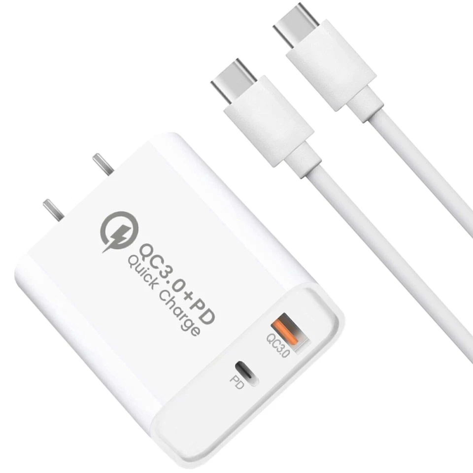 10xFast Charger PD QC3.0 Wall Charger 3.1A Car Adapter Plug Cable Cord Wholesale - Image 2 of 4