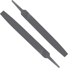 2P 6-inch Flat Medium Cut File Double Teeth High Carbon Steel Hand Gray 