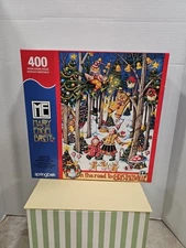 Mary Engelbreit "On The Road To Christmasville" Springbok Jigsaw Puzzle 400 Pc. 
