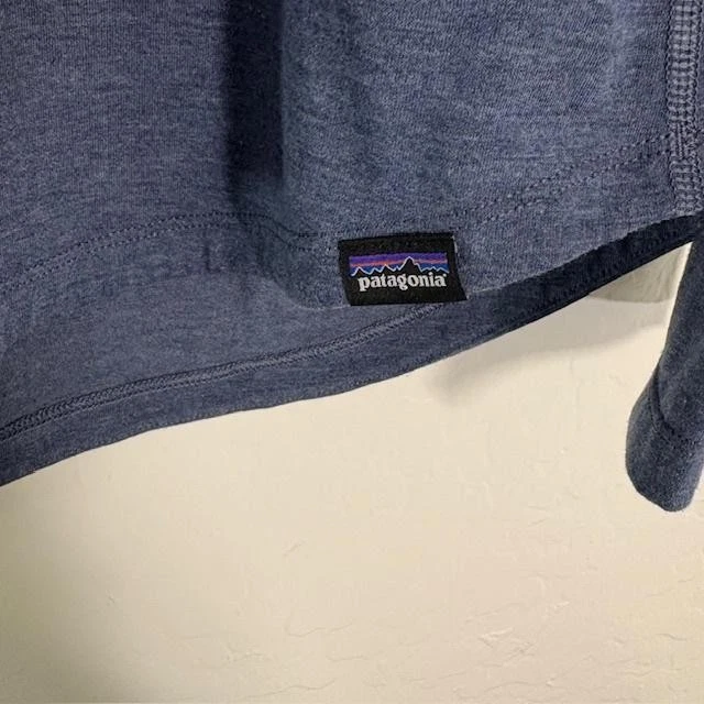 Patagonia Shirt Womens Small Blue Capilene Cool Trail Long Sleeve Hiking Active - Image 4 of 4