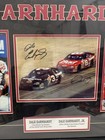 Dale Earnhardt Sr & Jr Framed NASCAR Collector Display #3 #8 Signature Print — photo 4