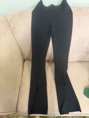 Spanx Booty Boost front Slit Legging Med Tall NWOT Classic Black