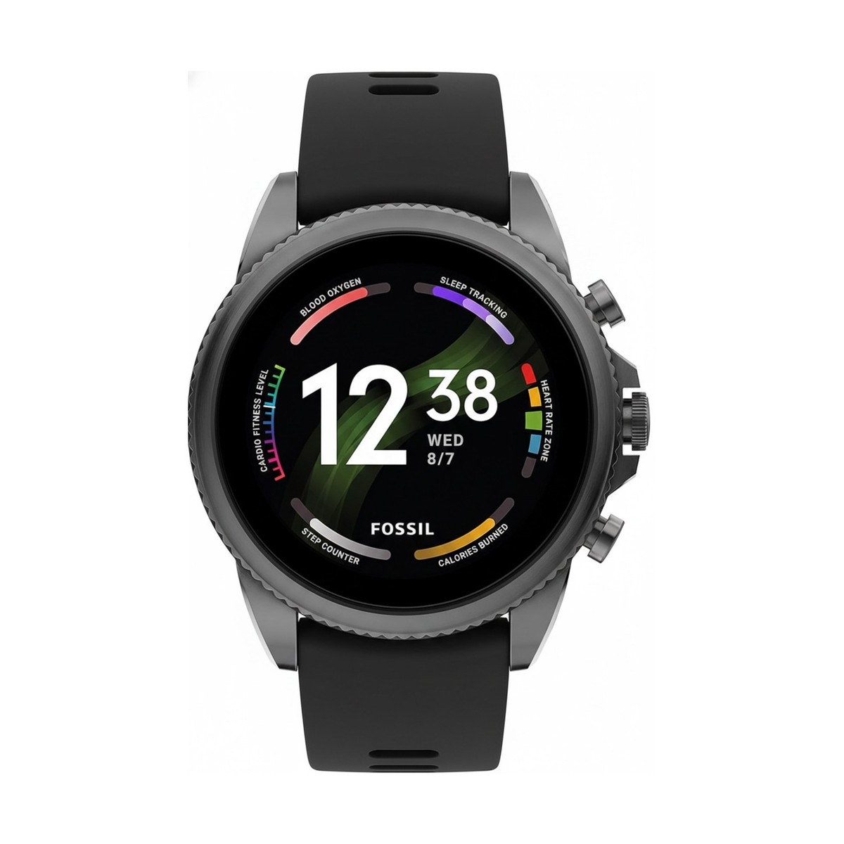 Fossil Men's Gen 6 44mm Stainless Steel Smoke Smartwatch (FTW4059V