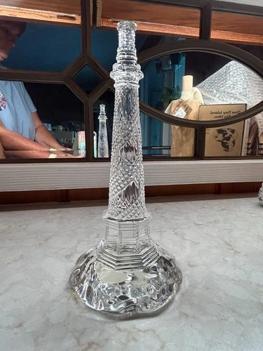 Vtg Waterford Crystal Cape Hatteras Lighthouse - #136869 - Hand-blown Art Glass