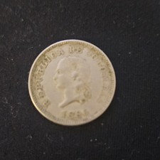 Colombia 1886 Five Centavos KM# 183 free shipping