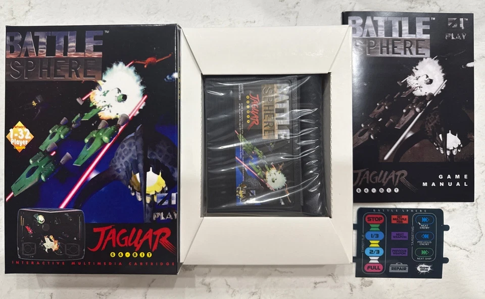 Atari Jaguar BattleSphere Battle Sphere 4PLAY CIB Completo y Superpuesto Foto 4 de 4