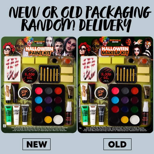 Spooktacular Creations 25 PCS Halloween Family Makeup Kit, 12 Color Special - Picture 5 of 9