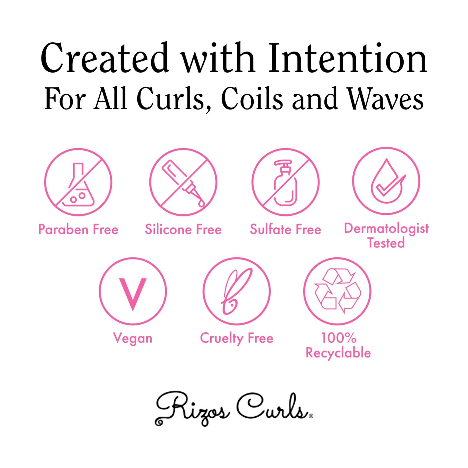 Rizos Curls Wash Day Bundle – Hydrating Shampoo  Deep Conditioner Set with Sh...