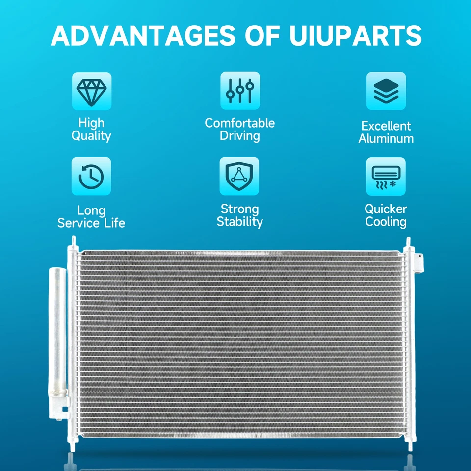 A/C Condenser Aluminum Fit 2004-09 Chevrolet Uplander Buick Rendezvous 10357778 Foto 4 de 4