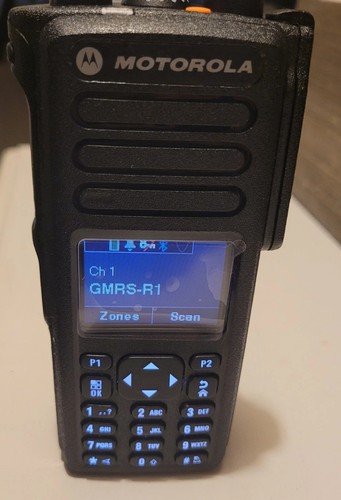 MOTOROLA XPR7550E AAH56RDN9RA1AN ENABLED UHF TWO-WAY DIGITAL RADIO GPS +ANTENNA - Zdjęcie 8 z 10