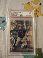 2020 Bowman's Best Bo Bichette #5 Atomic Refractor (RC) PSA 9