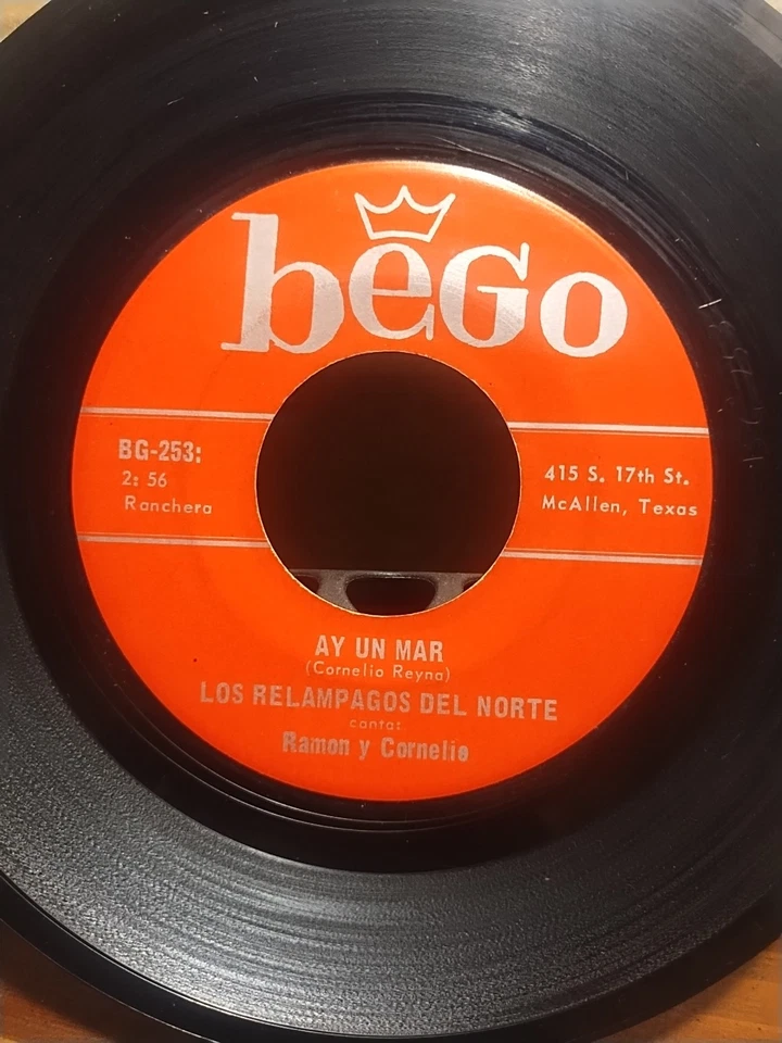 Ramon Ayala Los Relampagos Del Norte Ay Un Mar Sufriendo Penas BEGO BG 253 VG+ - Image 2 of 4