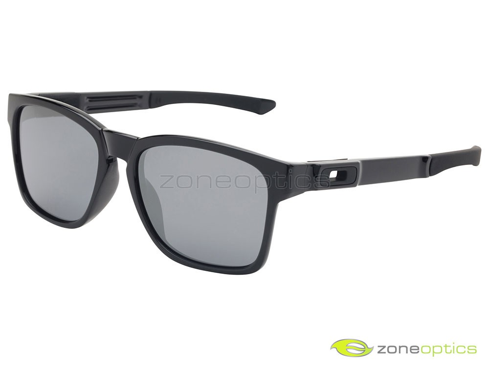 Oakley Catalyst Sunglasses OO9272-02 Polished Black/Black Iridium