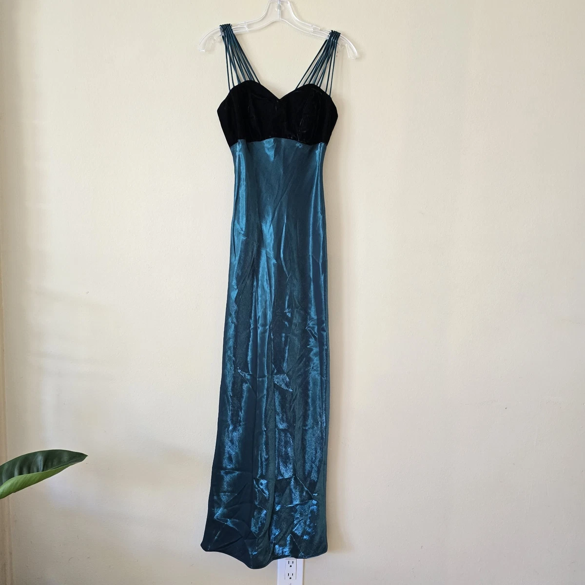 all that jazz green dress lace WEDTREND Women Sparkly Dark Green Prom Dress Mermaid Spaghetti Straps Long Evening  Dress with Open Back main image 0