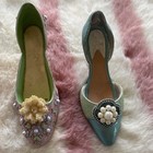 8 RARE J.C. Penney Shoe Ornament Collection. Mini High Heel Shoe Holiday Decor. — photo 2