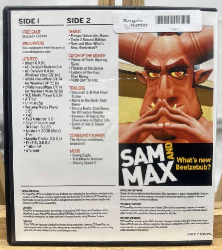 PC Power Play Demo Disc #153 July 2008 PC Game Good Condition 5997 - Image 2 of 4