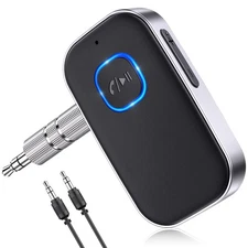 COMSOON Bluetooth Receiver for Car, Noise Cancelling 3.5mm AUX Bluetooth Car ...