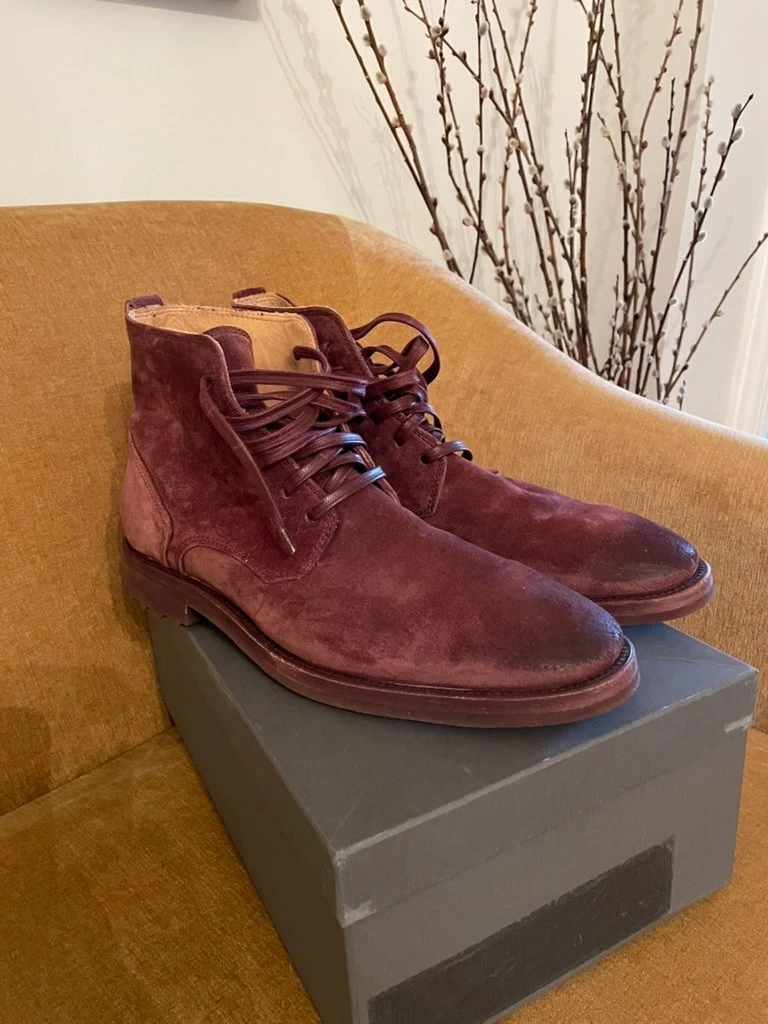 John Varvatos Leather Upper Ankle Boots for Men for Sale  display picture 1