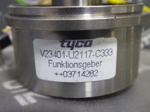 USADO Tyco V23401-U2117-C333 transmisor de función Hollow Shaft Resolver Missing Washer - Imagen 3 de 3