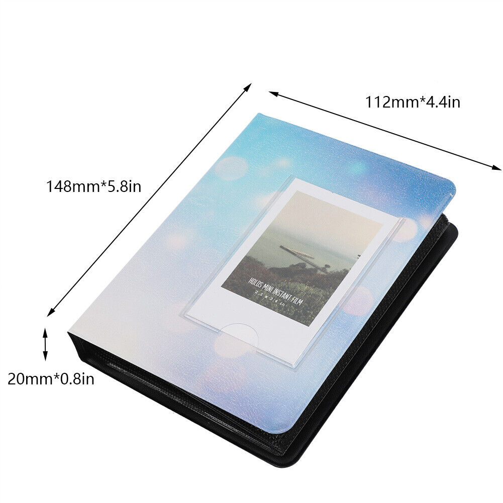 64 Pockets 3in Mini Photo Album For 7s/8/25/50s/90 Picture 64 Pockets 3in Mini Photo Album For 7s/8/25/50s/90 Picture