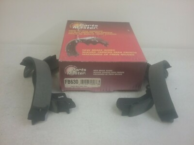 FB630 Parts Master Premium Non-asbestos Brake Shoes 