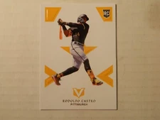 2022 Panini Chronicles - Vertex Baseball Rookie Card of Rudolfo Castro - Pirates