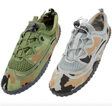 Men Water Shoes Quick Dry Sports Camo Army Aqua Socks Beach Swim Surf Pool