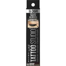 Maybelline Tattoo Studio Liquid Ink 36Hr Eyeliner, 002 Dark Henna Brown