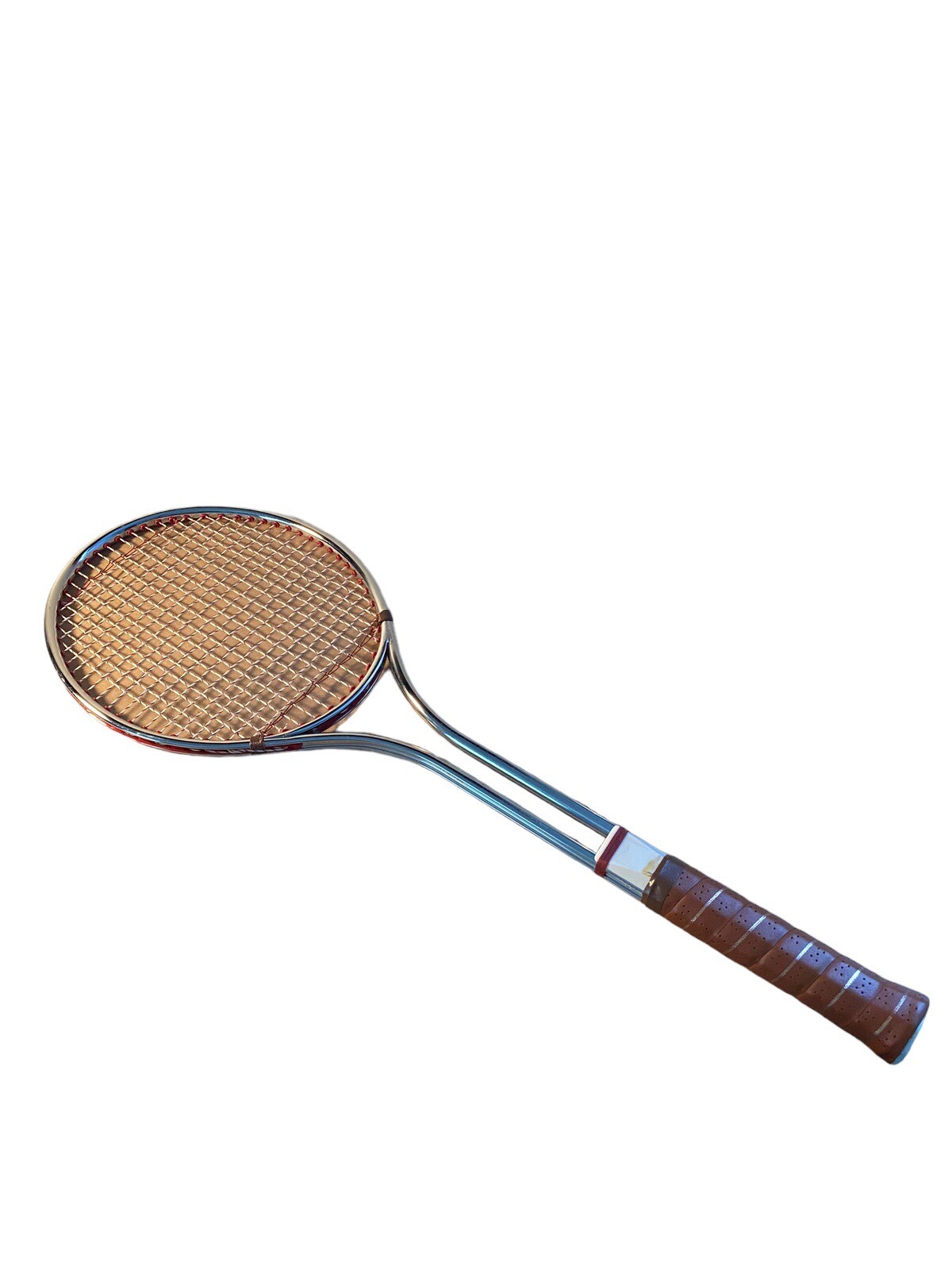 Vintage CHEMOLD AUSSIE ALUMINUM RACKET ROD LAVER Tennis Racquet 4 3/4