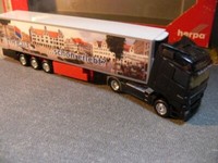 1/87 Herpa Mb Actros Torgau Elbe KüHlkoffer-Sattelzug 152235
