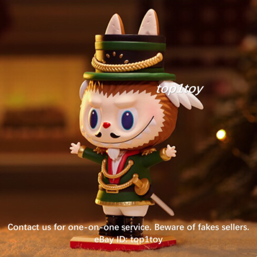 POP MART x HOW2WORK Minifigure Labubu The Monsters Let's Christmas Solider - Foto 1 di 11