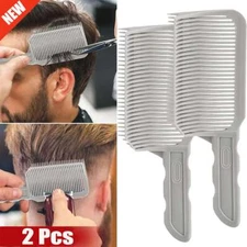 2Pcs Blending Comb Barber for Fading Tapering Thicker Hair Flat Top Cutting Tool
