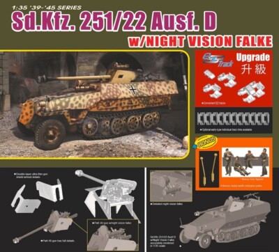 Dragon 6994 - 1:35 Sd.Kfz.251/22 Ausf.D w/Night Vis.Falke - Neu