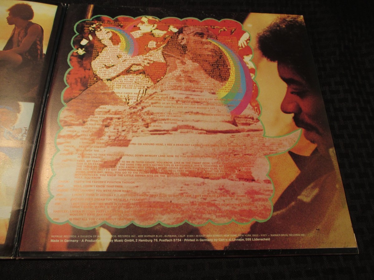 1971 Jimi Hendrix - Rainbow Bridge Soundtrack LP GF German EX/VG+