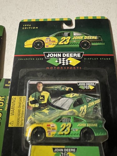 John Deere 1/64 (2) 430 (1) 620 Tractors # 23 NASCAR Race Car All NIP 4 PCs - Picture 12 of 13