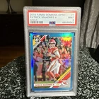 2019 Panini Donruss Optic Aqua Patrick Mahomes 013/299 PSA 9