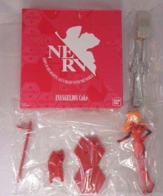 Shikinami Asuka Langley Figure & Progressive Knife Type Bandai Evangelion Cake