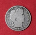 ESTATE FIND 1901-S  BARBER HALF DOLLAR  #P26096