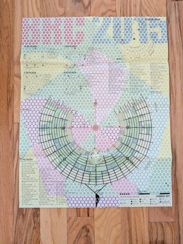 Burning Man Map and Guide Black Rock City 2015 Carnival of Mirrors