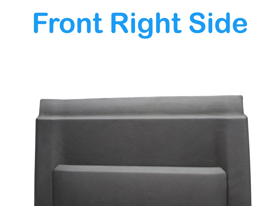 09-15 BMW 750Li 750i Asiento Lado Delantero Derecho Trasero Cubierta Panel Negro OEM Foto 3 de 4