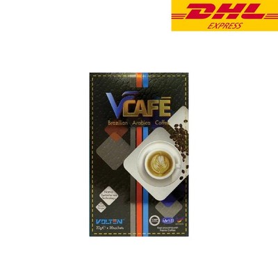 Volten VCafe Brazilian Arabica Coffee Black Ginger & Mangosteen Extract DHL SHIP