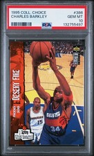 1995 UPPER DECK COLLECTOR'S CHOICE #386 CHARLES BARKLEY PSA 10