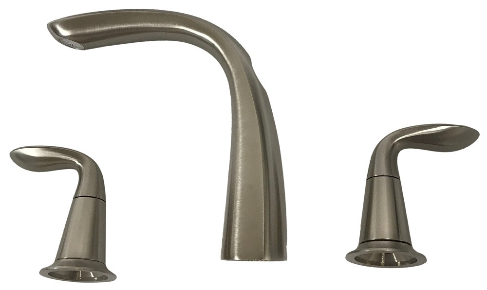 Kohler T5324-4-BN Refinia Deck Mount Bath Tub Faucet - Vibrant Brushed Nickel