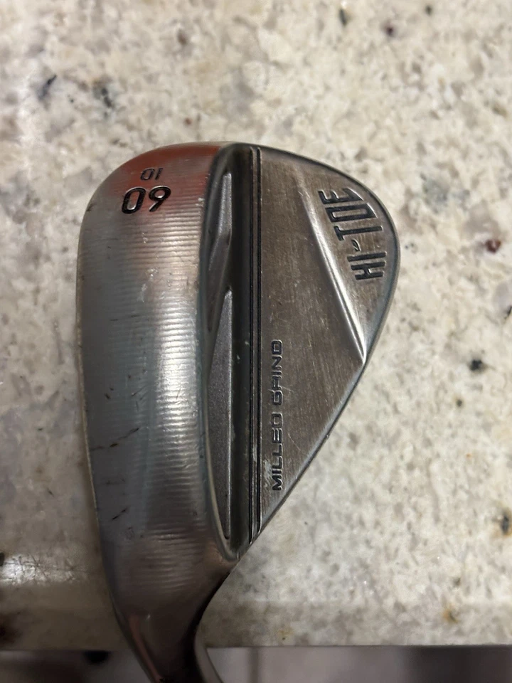 taylormade hi toe Lob wedge 60 Left Handed LH KBS Shaft Milled Grind - Image 3 of 4