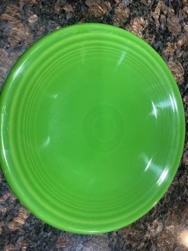 SALAD PLATE shamrock green HOMER LAUGHLIN FIESTA 7 1/4 "