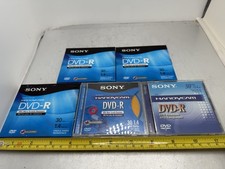 Sony Handycam DVD-R 30 Min 1.4GB Recordable Single Disc Lot Of 5