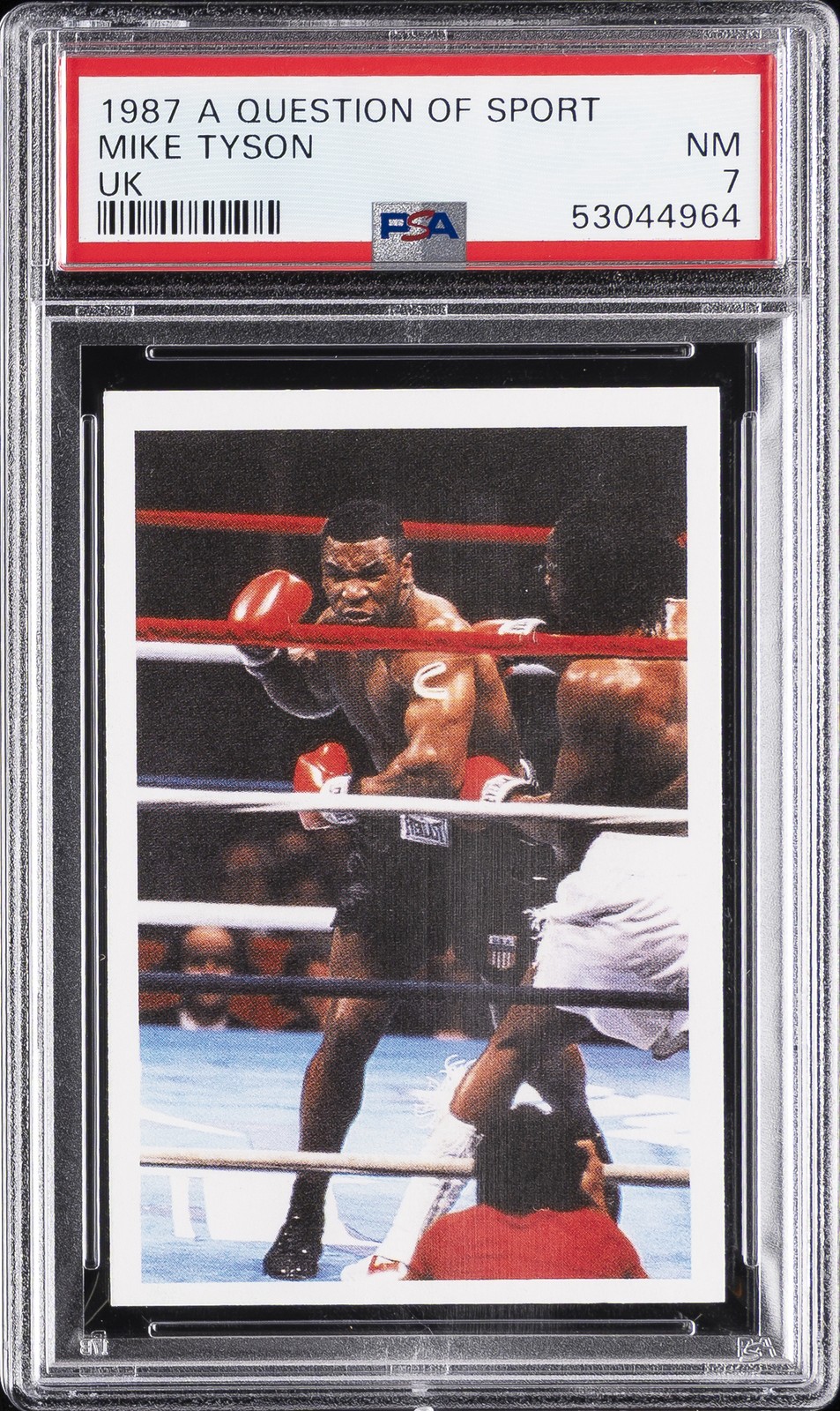 1987 A QUESTION OF SPORT UK MIKE TYSON PSA 7